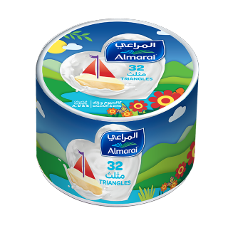 جبنة المراعي مثلثات 32 قطعة 2×480 جم