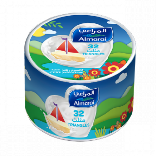 جبنة المراعي مثلثات 32 قطعة 2×480 جم