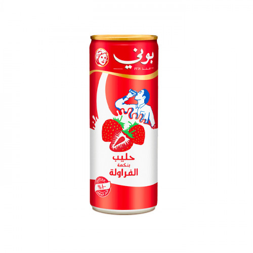 حليب بوني فراولة علب 250 مل