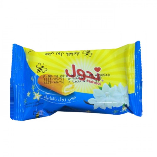 كيك رول ميني نحول فانيلا 23 جم