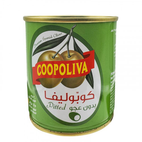 زيتون كوبوليفا أخضر بدون عجو علب 75جم