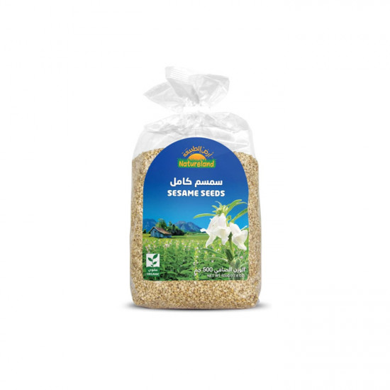 سمسم كامل أرض الطبيعة 500 جم