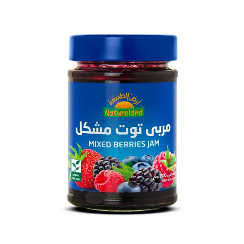 مربى توت مشكل عضوي أرض الطبيعة 200 جم مربى توت مشكل عضوي أرض الطبيعة 200 جم