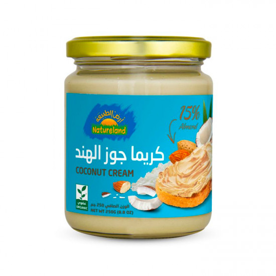 كريما جوز الهند عضوي أرض الطبيعه 250 جم كريما جوز الهند عضوي أرض الطبيعه 250 جم