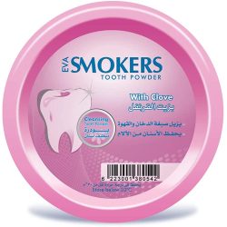 Eva Smokers Tooth Powder with Clove Oil for Stain Removal &amp; Pain Defense – 40g