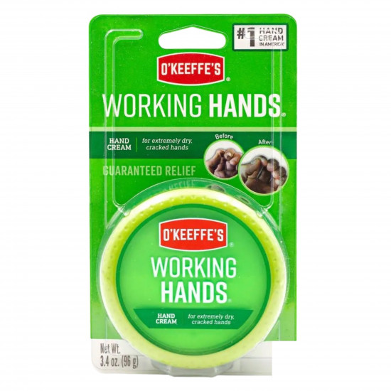 كريم الأيدي العاملة من O'Keeffe ، الأيدي المتشققة شديدة الجفاف ، يخفف ويصلح ، يعزز مستويات الرطوبة ، 76 جم / 2.7 أونصة ، (عبوة من 1)