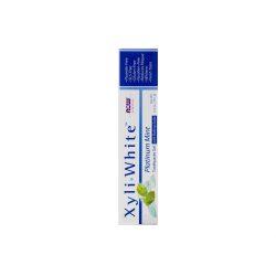 Now Foods Solutions XyliWhite Toothpaste Gel with Baking Soda - Platinum Mint - 181g