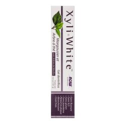Now Foods Solutions XyliWhite Toothpaste Gel - Neem &amp; Tea Tree - 181g