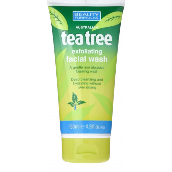 غسول مقشر للوجه بزيت شجرة الشاي 