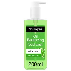 Neutrogena Oil Balancing Lime Facial Wash for Oily Skin - 200ml