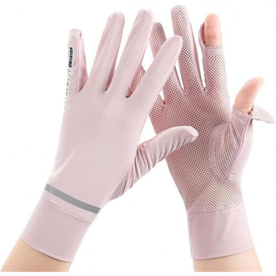 قفازات القيادة النسائية Xsysmile للحماية من الشمس سريعة الجفاف ومضادة للانزلاق