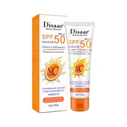 Disaar Vitamin C Refreshing &amp; Whitening Sunscreen SPF 50 - 50g