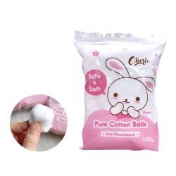 Kerie Premium Cotton Balls - 100% Pure &amp; Super Absorbent - 100 Balls