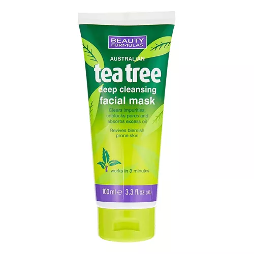 قناع الوجة بتركيبة شجرة الشاي 