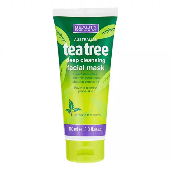 قناع الوجة بتركيبة شجرة الشاي 