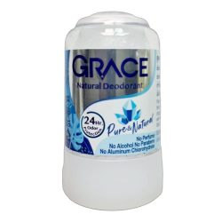 حجر الكريستال الطبيعي مزيل العرق جريس Grace – نقي وطبيعي 24 ساعة