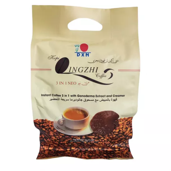 قهوة بالمبيض مع مسحوق جانوديرما  سريع التحضير من DXN