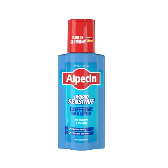 شامبو ألبيسين Alpecin هجين كافيين - للفروة الحساسة والجافة - 250 مل شامبو ألبيسين Alpecin هجين كافيين - للفروة الحساسة والجافة - 250 مل