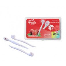 فرشا اسنان مزودة بحبيبات منعشة نكهة الخوخ