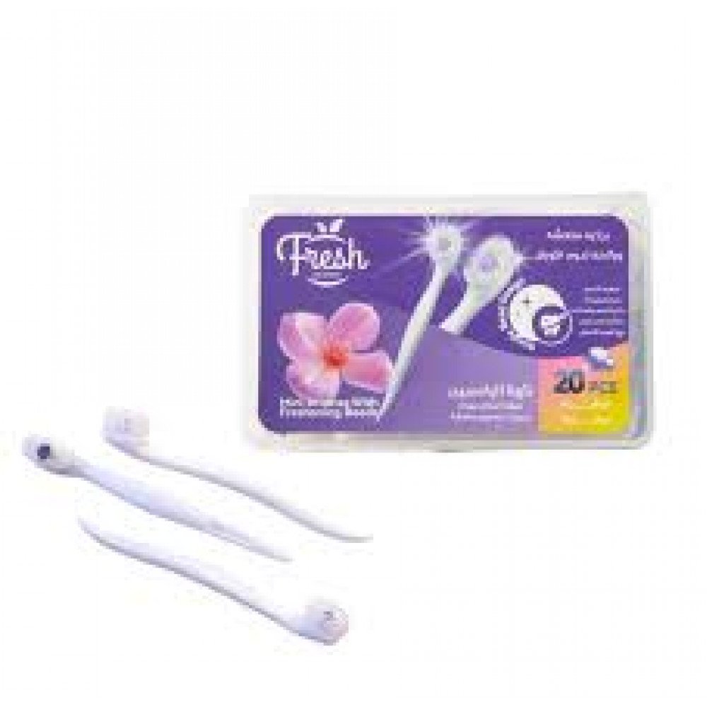 فرشا اسنان مزودة بحبيبات منعشة نكهة الياسمين 