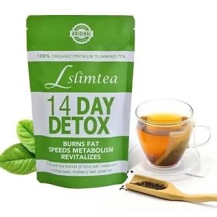 L-Slimtea 100% Organic 14-Day Detox Slimming Tea
