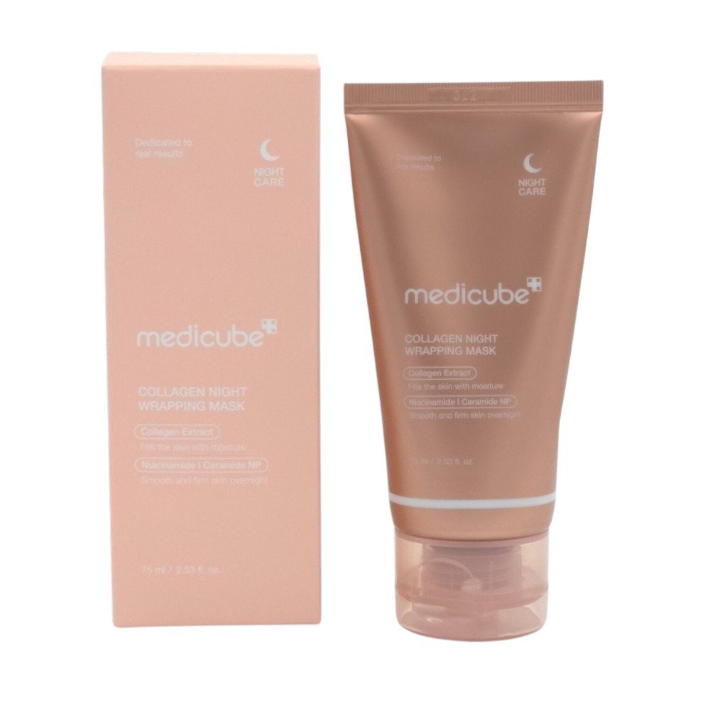 ميديكيوب كولاجين نايت ورابينج ماسك - ماسك التغليف الليلي بالكولاجين 75 مل