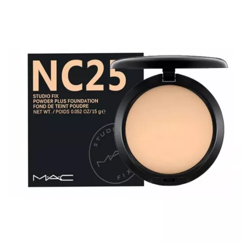بودرة وأساس ماك ستوديو فيكس - درجة NC25 حجم 15 جم - MAC Cosmetics