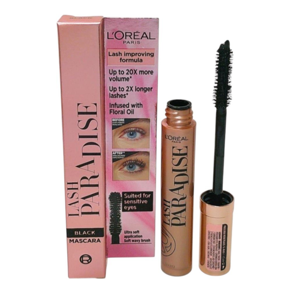 ماسكارا لوريال باريس لاش بارادايس (Black) حجم 6.4 مل