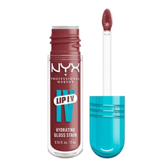 نيكس (NYX) سيروم ملمع الشفاه ليب آي في (Lip I.V. Hydrating Gloss Stain) - 5 مل نيكس (NYX) سيروم ملمع الشفاه ليب آي في (Lip I.V. Hydrating Gloss Stain) - 5 مل