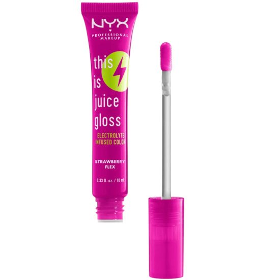 ملمع شفاه ان واي اكس (NYX) ذيس إز جوس جلوس - درجة (Strawberry Flex) - 10 مل ملمع شفاه ان واي اكس (NYX) ذيس إز جوس جلوس - درجة (Strawberry Flex) - 10 مل
