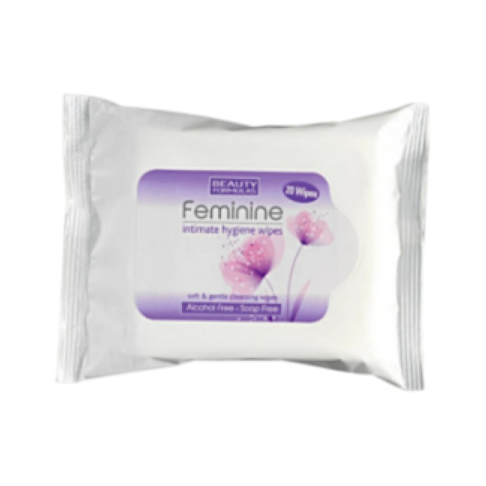 مناديل النظافة الشخصية للمنطقة الحساسة بيوتي فورمولاس - 20 منديل