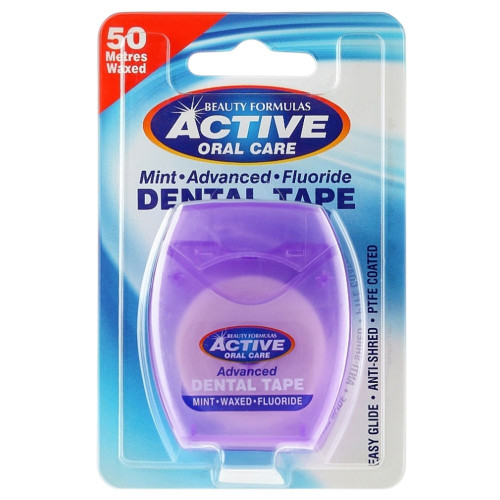 شريط تنظيف الأسنان المتقدم بالنعناع والفلورايد بيوتي فورمولاس - 50 متر شريط تنظيف الأسنان المتقدم بالنعناع والفلورايد بيوتي فورمولاس - 50 متر