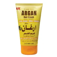 كريم الشعر أرجان (الذهب السائل) بعلاج 3 زيوت جي كازانوفا - 150 مل