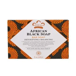Nubian Heritage African Black Soap Bar - Detoxifying &amp; Balancing - 142g