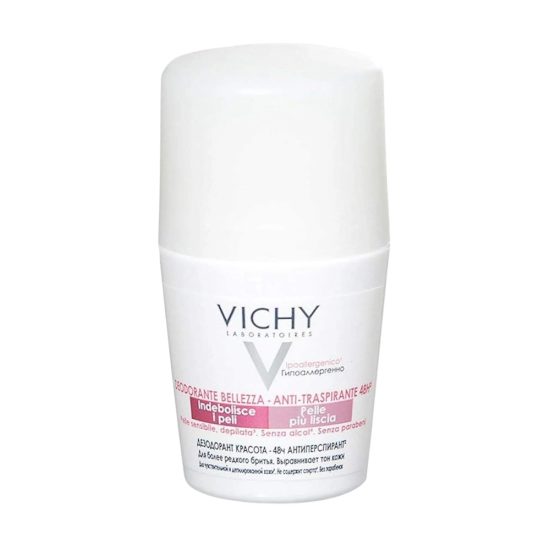فيشي بيوتي ديو رول أون Vichy مضاد للتعرق لتجميل الإبطين 48 ساعة – 50 مل
