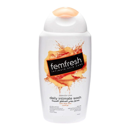 غسول فيم فريش Femfresh اليومي للمناطق الحميمة بالصبار – 250 مل غسول فيم فريش Femfresh اليومي للمناطق الحميمة بالصبار – 250 مل