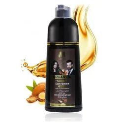 Morvon Argan Oil Natural Brown Hair Color Shampoo – 400ml