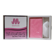 صابون مورفون Morvon الفعّال بالجلوتاثيون وحمض الكوجيك بالورد الطبيعي لتفتيح ونضارة البشرة – 150 جرام صابون مورفون Morvon الفعّال بالجلوتاثيون وحمض الكوجيك بالورد الطبيعي لتفتيح ونضارة البشرة – 150 جرام