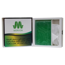 صابون مورفون Morvon الفعّال بالجلوتاثيون وحمض الكوجيك بالشاي الأخضر لتفتيح وموازنة دهون البشرة – 150 جرام صابون مورفون Morvon الفعّال بالجلوتاثيون وحمض الكوجيك بالشاي الأخضر لتفتيح وموازنة دهون البشرة – 150 جرام