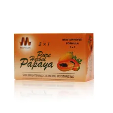 صابون مورفون Morvon بفيتامين B3 البابايا المطوّر والأكثر تفتيحاً (1x3) - 135 جرام صابون مورفون Morvon بفيتامين B3 البابايا المطوّر والأكثر تفتيحاً (1x3) - 135 جرام