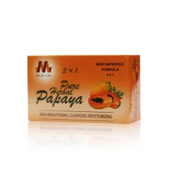 Morvon 3-in-1 Intensive Whitening &amp; Refining Papaya Soap with Vitamin B3 – 135g