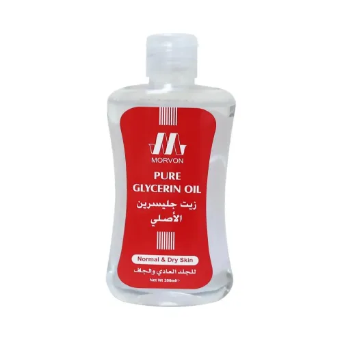 زيت جليسرين مورفون Morvon الأصلي والنقي لترطيب وعناية الجسم واليدين – 200 مل