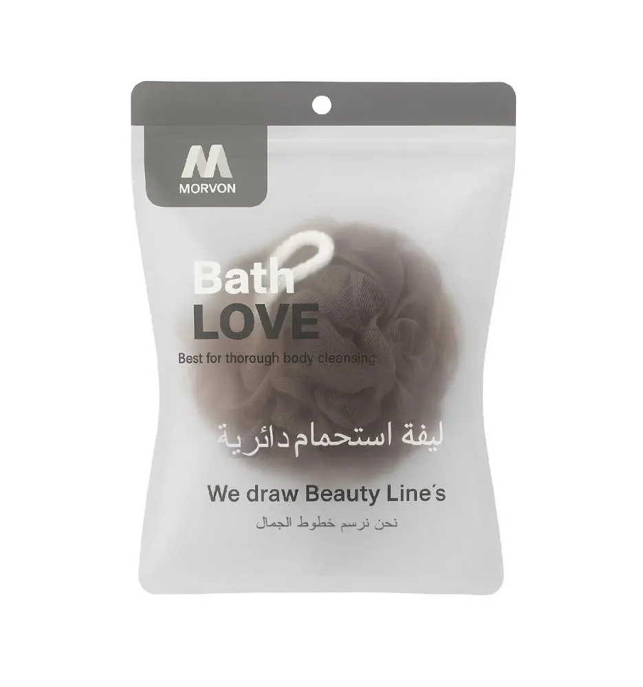 ليفة استحمام باث لوف دائرية احترافية كلاسيكية من مورفون Morvon للعناية بالجسم – حبة واحدة ليفة استحمام باث لوف دائرية احترافية كلاسيكية من مورفون Morvon للعناية بالجسم – حبة واحدة