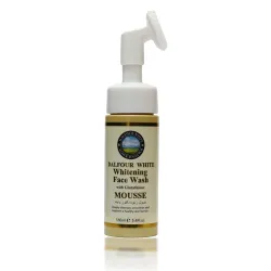 Morvon Professional Dalfour White Foaming Facial Cleanser with Silicone Brush – 160ml