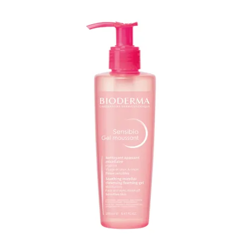 جل رغوي ميسيلار سينسيبيو المنظف والمهدئ للبشرة الحساسة من بيوديرما Bioderma لإزالة المكياج وتلطيف الوجه والعينين – 500 مل جل رغوي ميسيلار سينسيبيو المنظف والمهدئ للبشرة الحساسة من بيوديرما Bioderma لإزالة المكياج وتلطيف الوجه والعينين – 500 مل