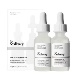 The Ordinary The Skin Support Set (Niacinamide 10% + Zinc 1% &amp; Hyaluronic Acid 2% + B5) – 2 x 30ml