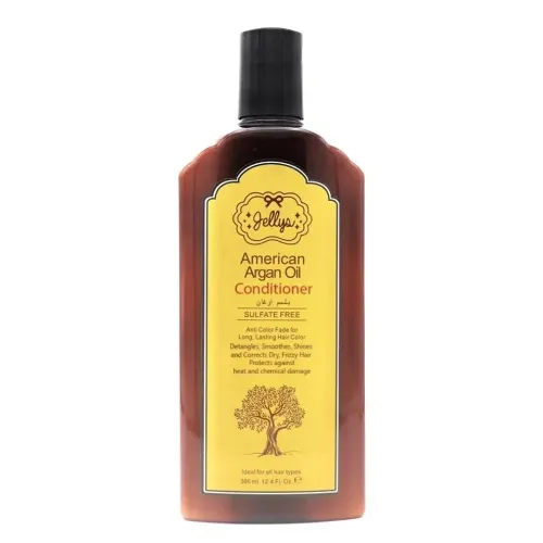 جيليز بلسم زيت الأرغان الأمريكي Jellys American Argan Oil Conditioner المعالج للشعر – 366 مل