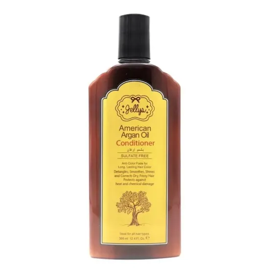 جيليز بلسم زيت الأرغان الأمريكي Jellys American Argan Oil Conditioner المعالج للشعر – 366 مل جيليز بلسم زيت الأرغان الأمريكي Jellys American Argan Oil Conditioner المعالج للشعر – 366 مل