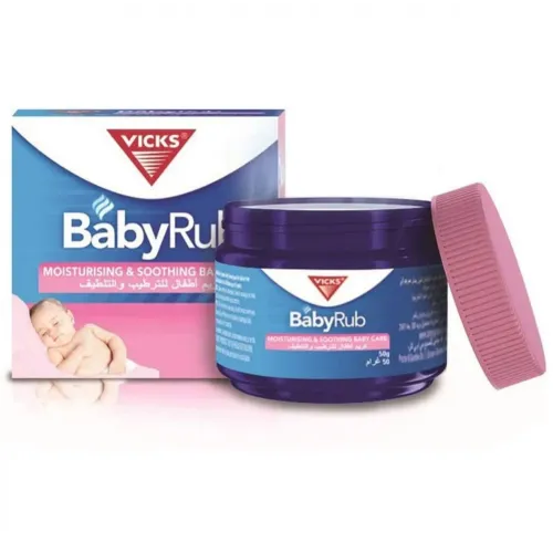 كريم فيكس بيبي روب Vicks BabyRub مرطب وملطف للعناية بالأطفال – 50 جرام كريم فيكس بيبي روب Vicks BabyRub مرطب وملطف للعناية بالأطفال – 50 جرام