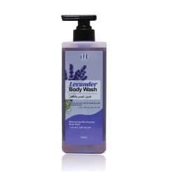 MORVON Lavender Body Wash Pump Bottle for Deep Cleansing, Intense Skin Moisture, and Long-Lasting Fragrance – 500ml